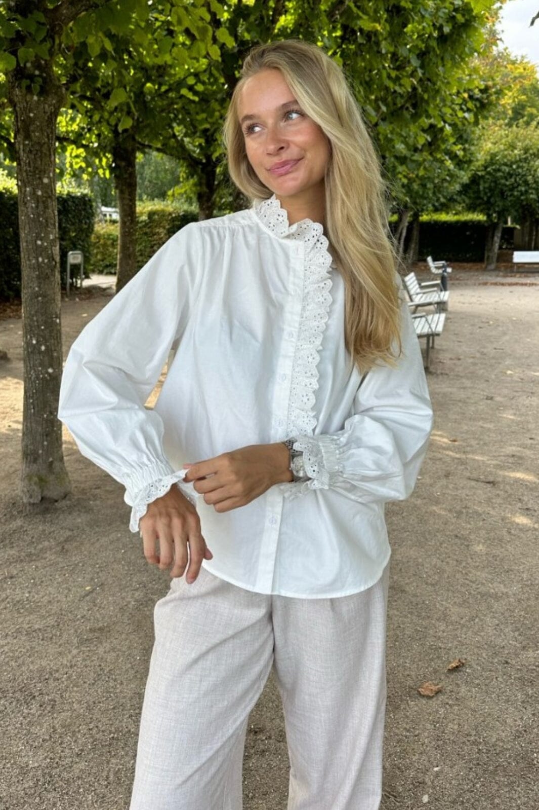 Forudbestilling - BYIC - Caroline Shirt - White
