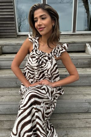 Forudbestilling - Continue - Sasha Dress 14910 - Zebra