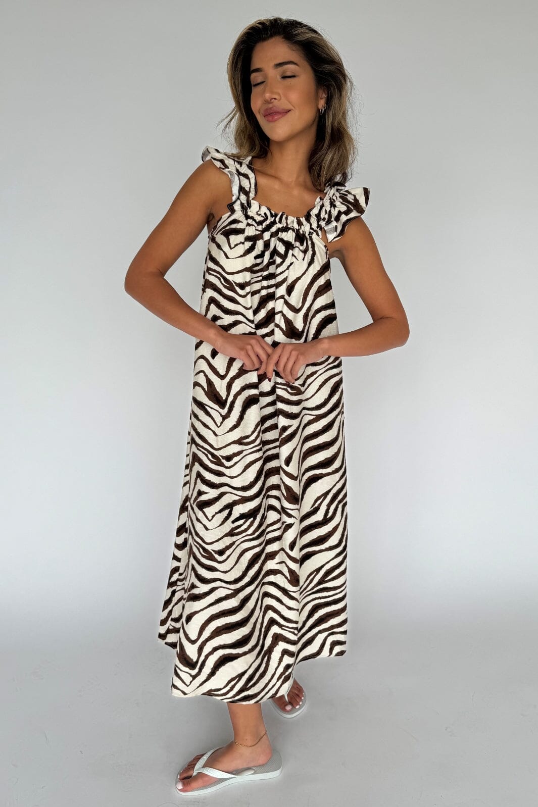 Forudbestilling - Continue - Sasha Dress 14910 - Zebra