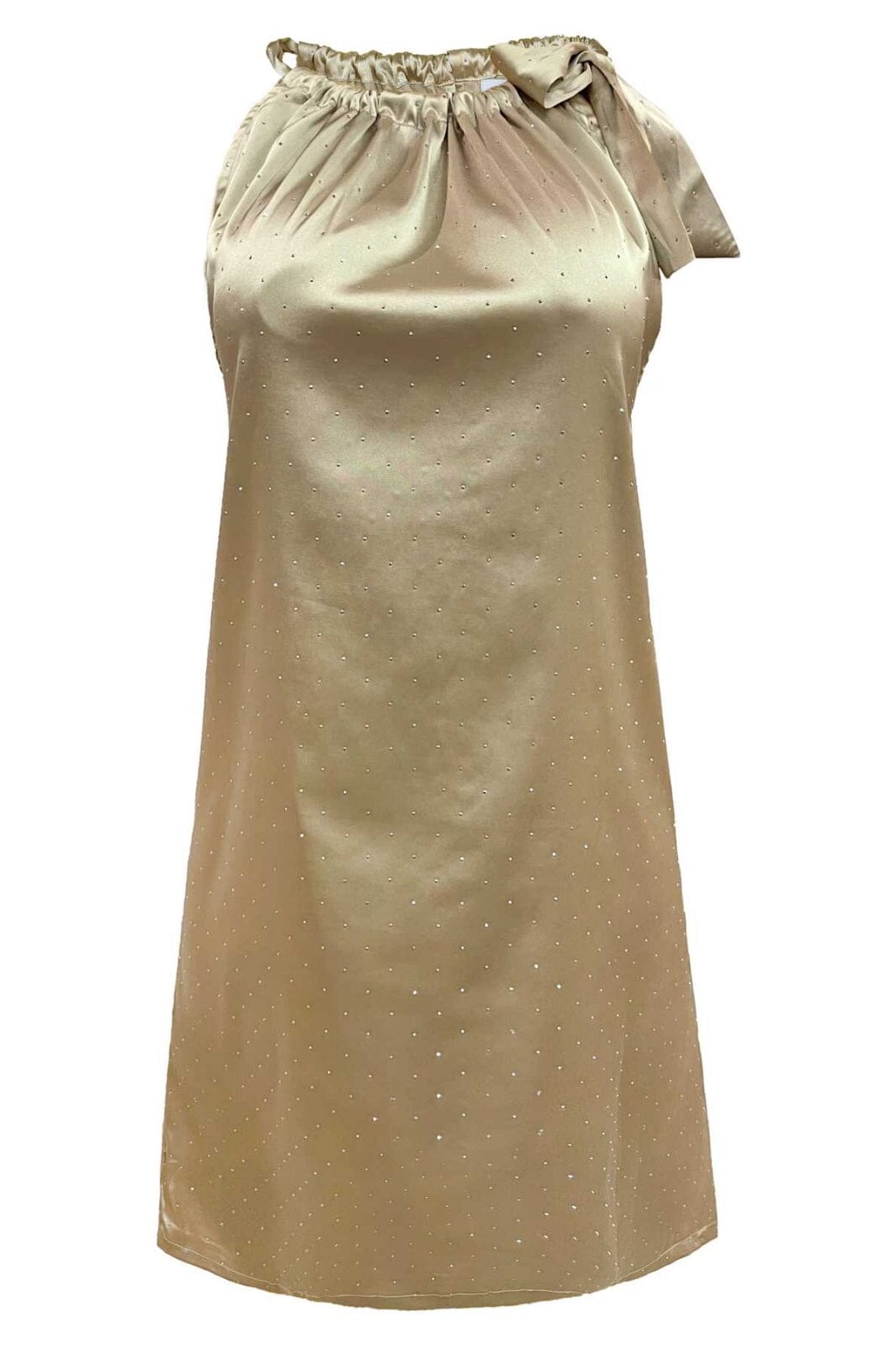 Forudbestilling - Liberte - Hailey-Halterneck-Dress 22122 - Champagne Diamond