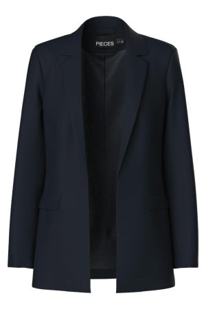 Forudbestilling - Pieces - Pcbozzy Ls Loose Blazer - 3720652 Sky Captain