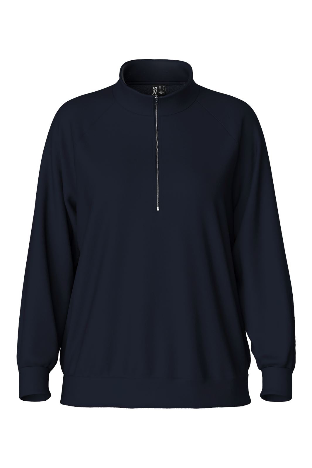 Pieces - Pcchilli Ls Half Zip Sweat - 4701533 Udsalg