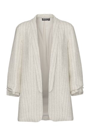 Pieces - Pcpia Bosella Blazer - 4764568 Birch Black Mode