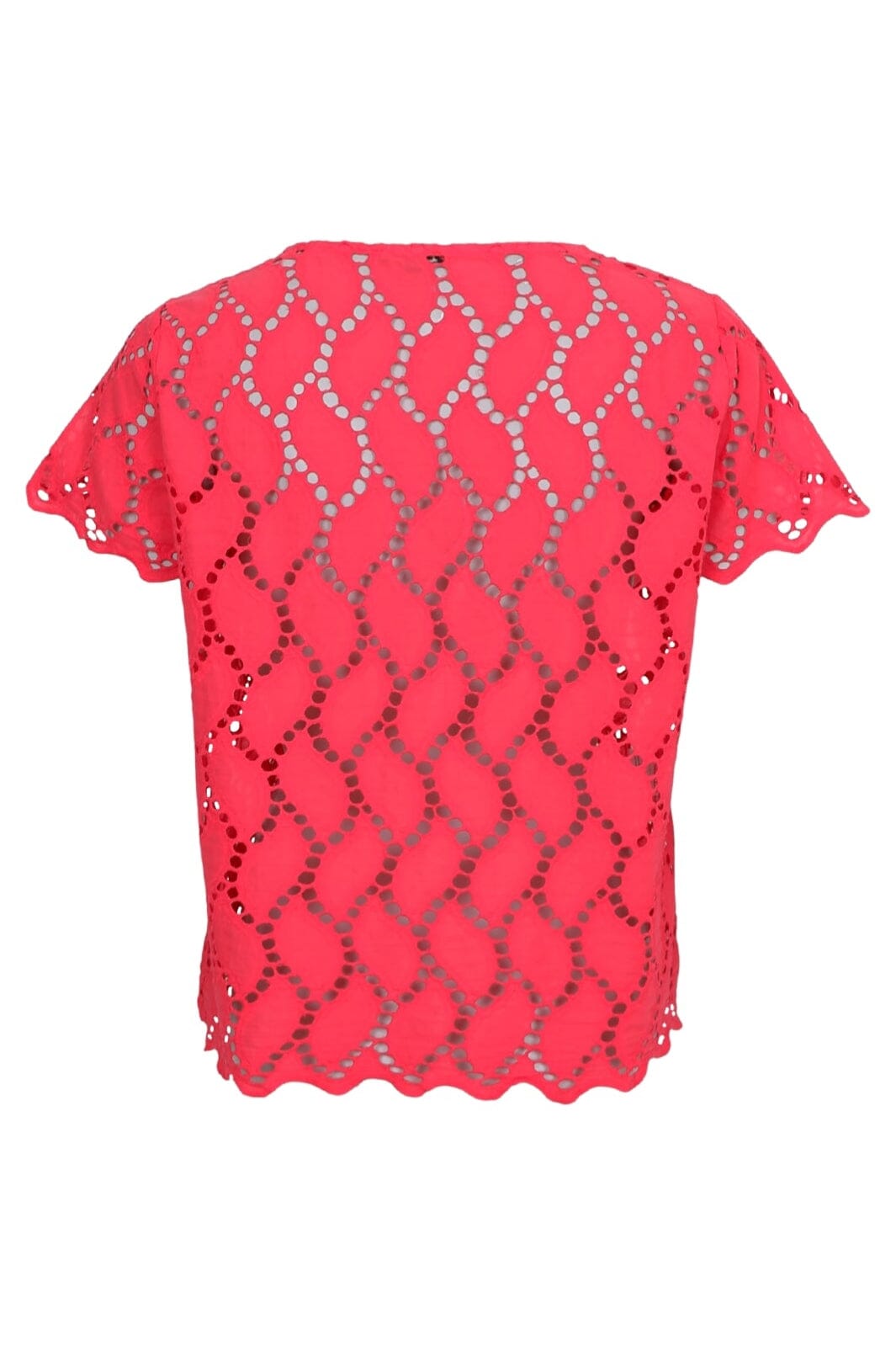 Black Colour - Bcfreya Ss Tee Blouse 40864 - Red på udsalg