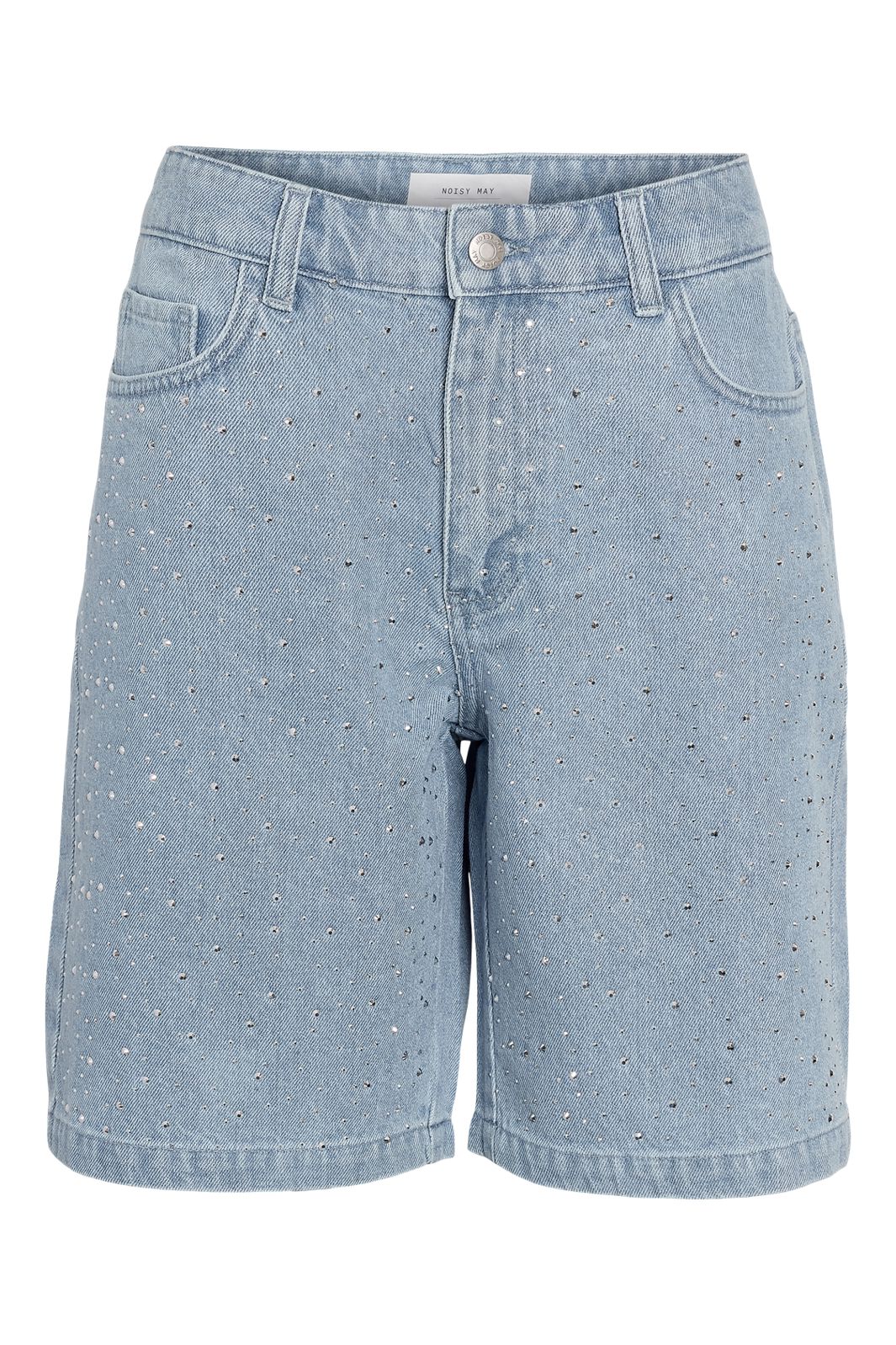 Forudbestilling - Noisy May - Nmjannel Bermuda Shorts Fo088Lb - 4925002 Light Blue Denim