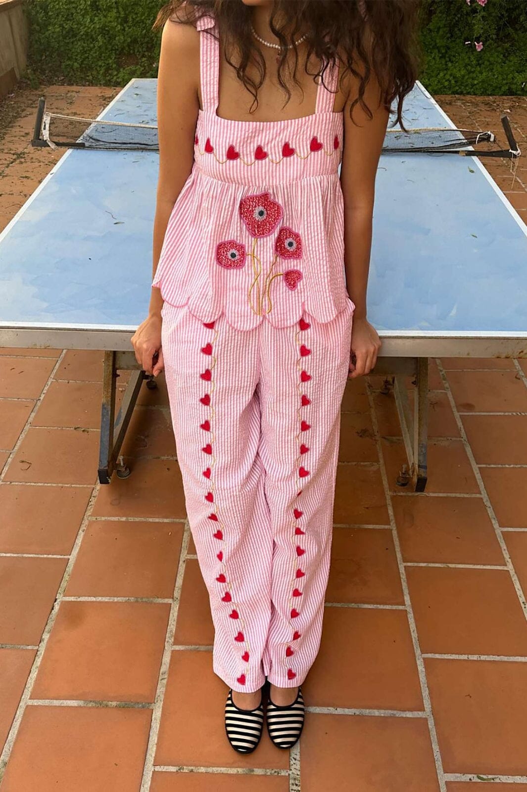 Forudbestilling - Sissel Edelbo - Wenke Pants SE 1644 - Pink Stripes