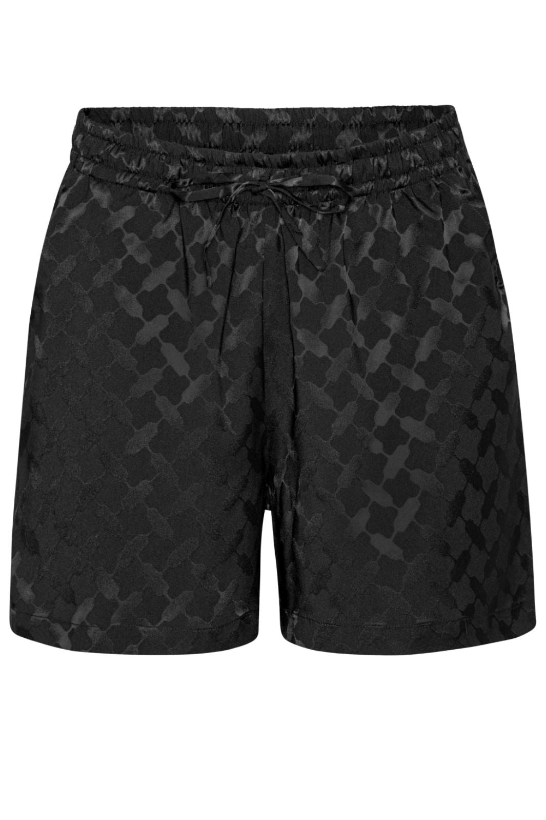 Karmamia - Jude Shorts - Black Keffiyeh Jacquard