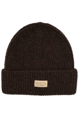 Marta Du Chateau - Rib Beanie Hat - 151512 Brown