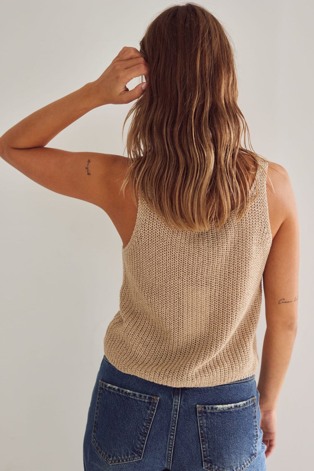 noella-louisa-knit-top-13200001-1317-oyster-melange_3.jpg Noella - Louisa Knit Top 13200001 - 1317 - Oyster Melange