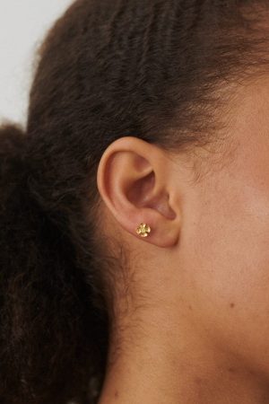 Pernille Corydon Jewellery - Anemone Helix Piercing - Goldenplated