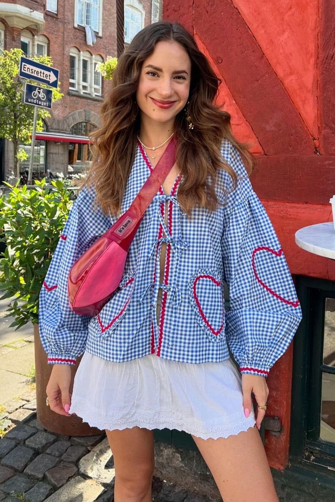 Sissel Edelbo - Astrid Top SE 1384 - Blue Checks