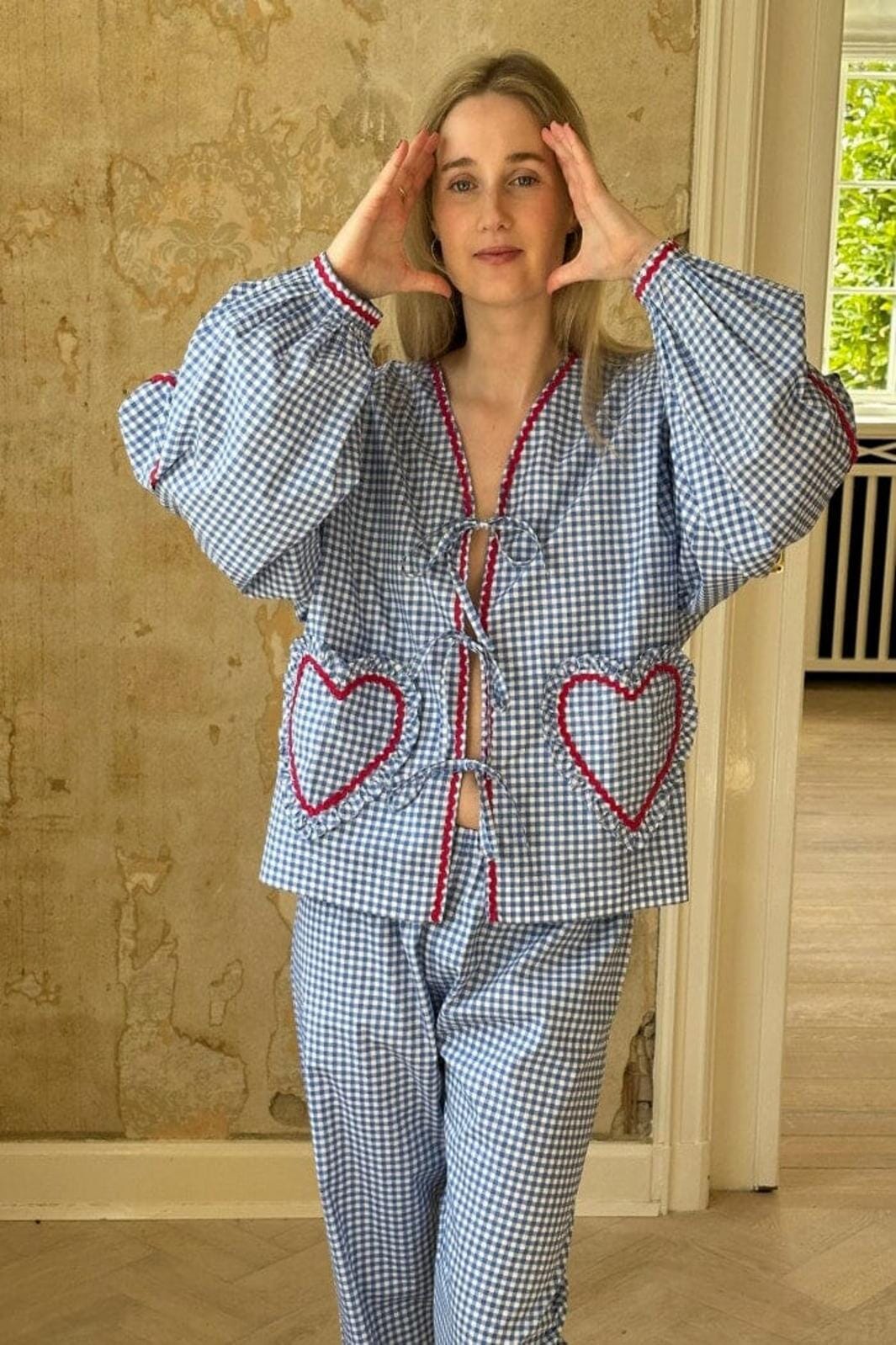 Sissel Edelbo - Astrid Top SE 1384 - Blue Checks