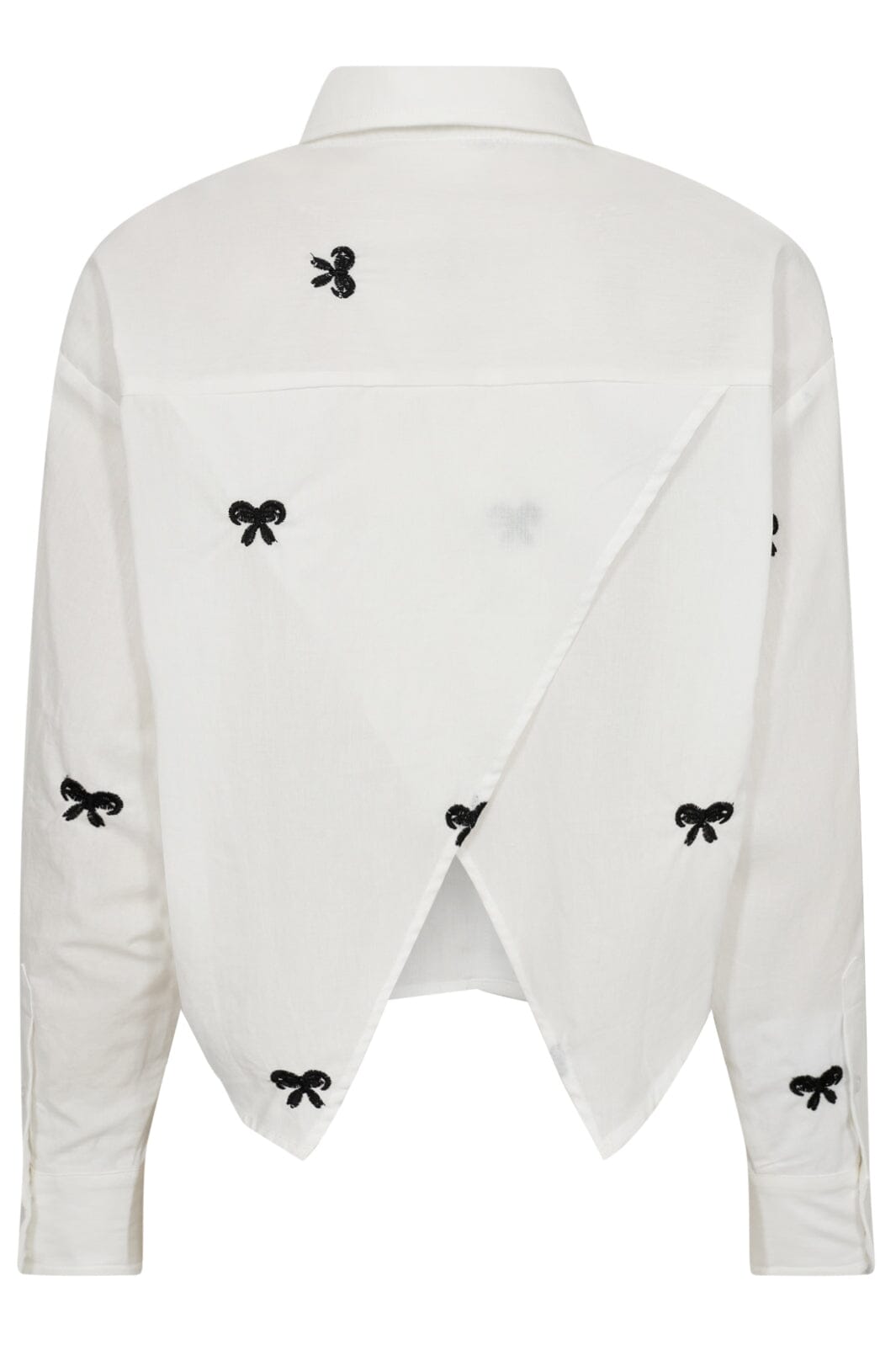 Co´Couture - Riacc Ribbon Shirt 35804 - 4000 - White Rabat
