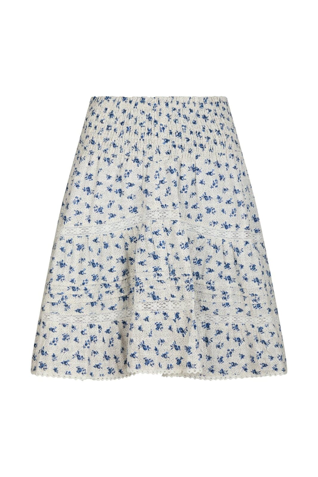 Forudbestilling - Neo Noir - Alett Dot Flower Skirt 165350 - 140 - Blue