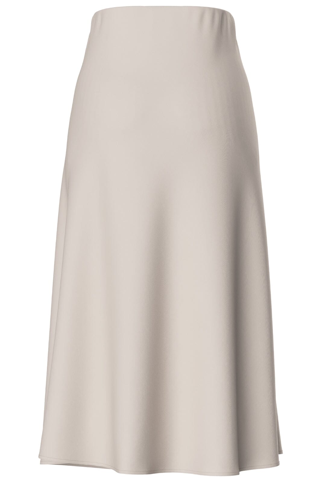 Pieces - Pcfranan Ankle Skirt - 4737104 Silver Gray Hot på udsalg