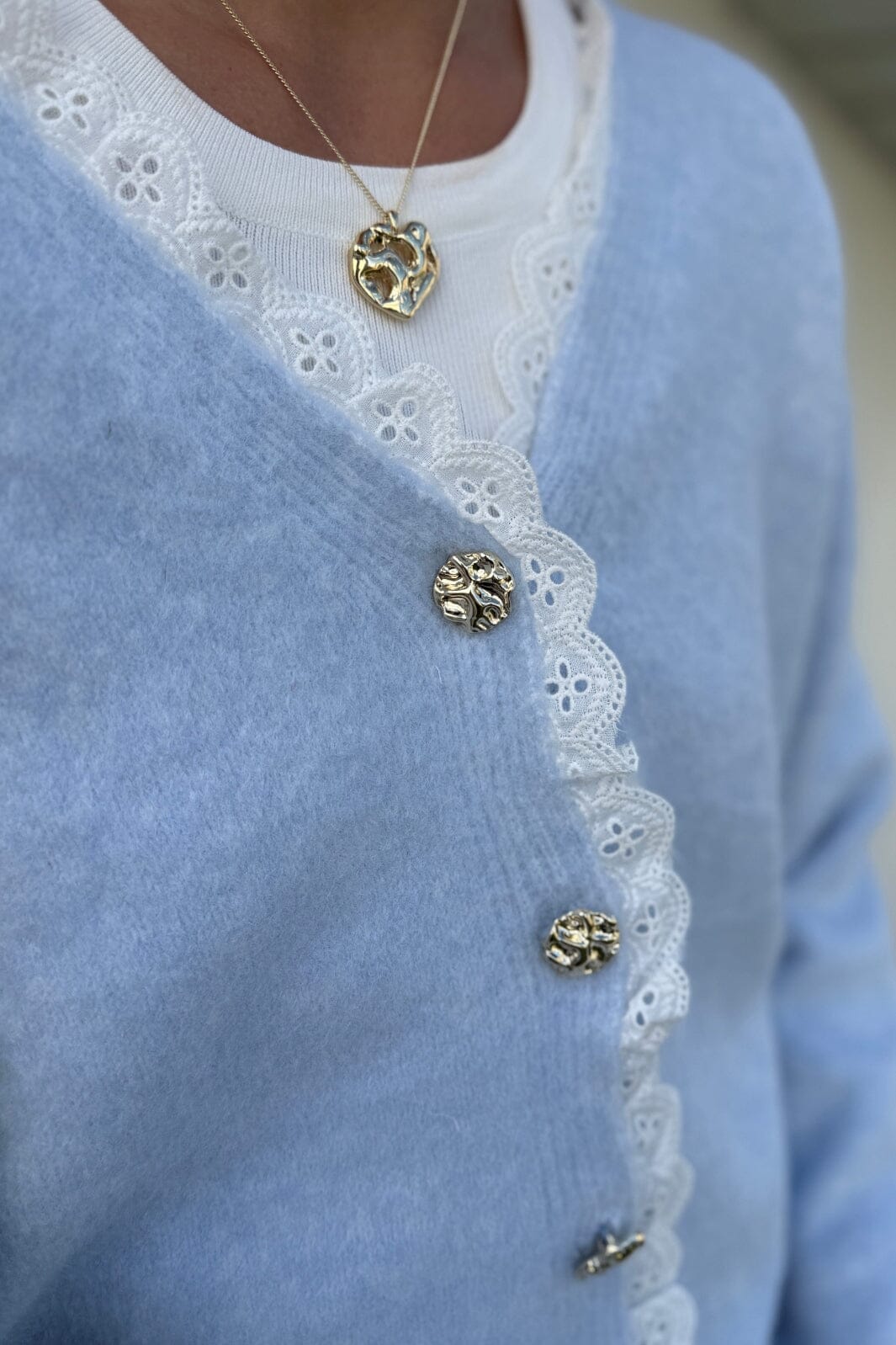 A-bee - Matilda Cardigan - Sky Blue