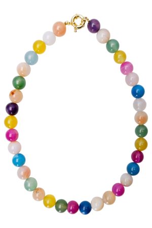 Black Colour - Bcezra Necklace - Multi Colour
