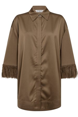 Co´couture - Adnacc Feather Shirt 35686 - 154 Walnut