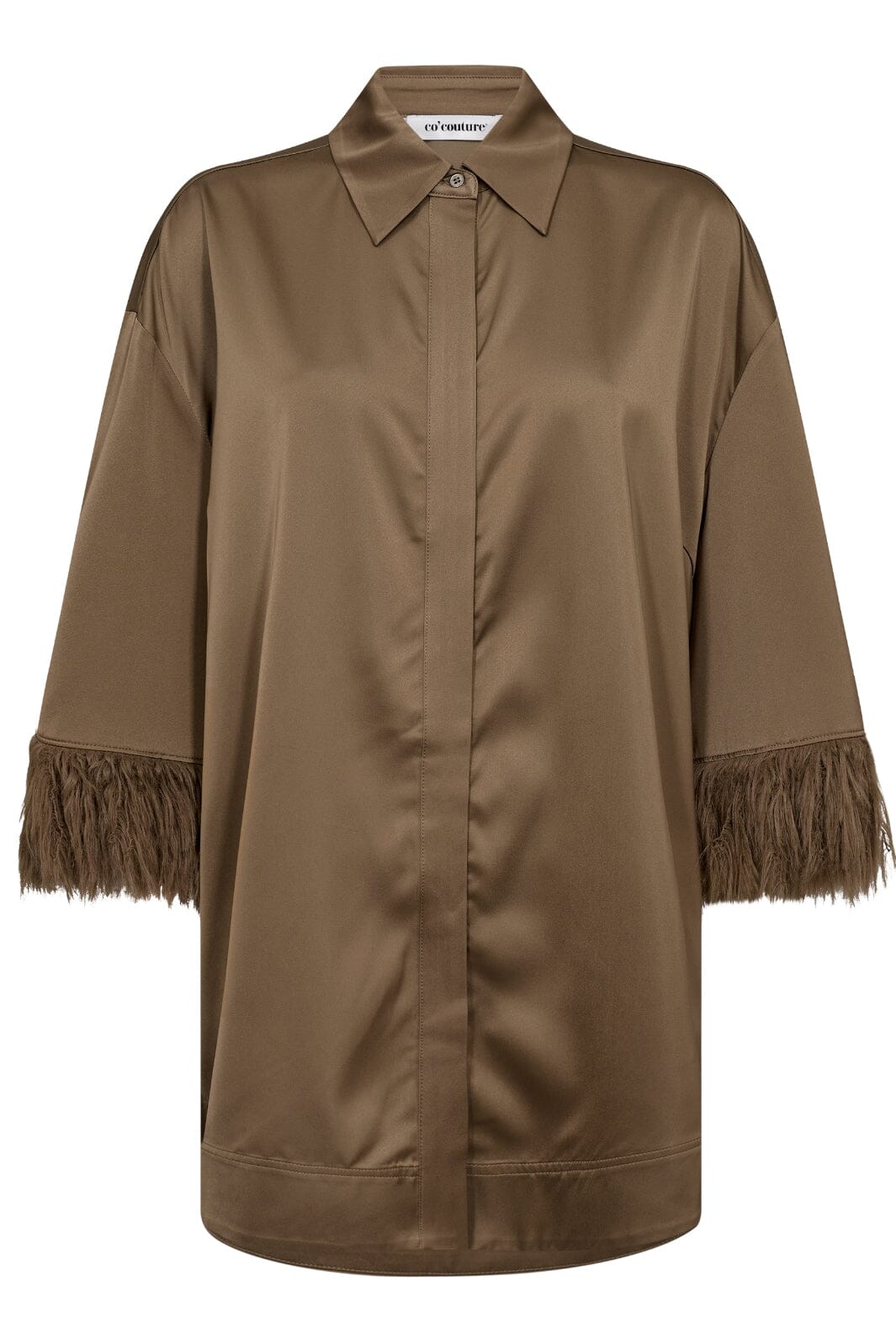 Co´couture - Adnacc Feather Shirt 35686 - 154 Walnut
