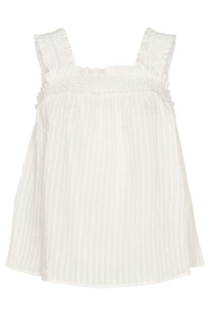 Co´couture - Selmacc Smock Strap Top 35184 - 4000 White
