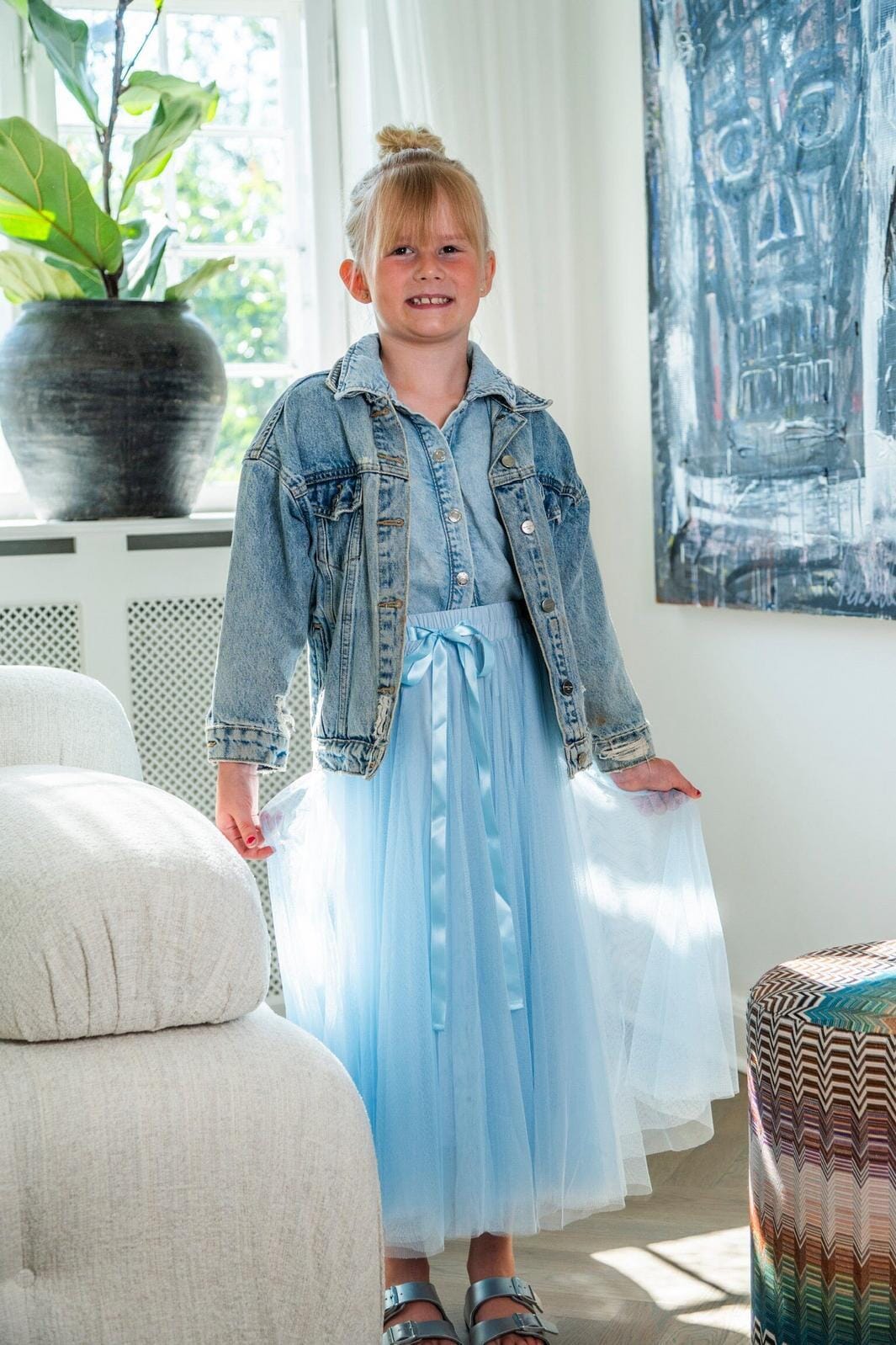 EMM Copenhagen - Kids Daisy Skirt - Blue