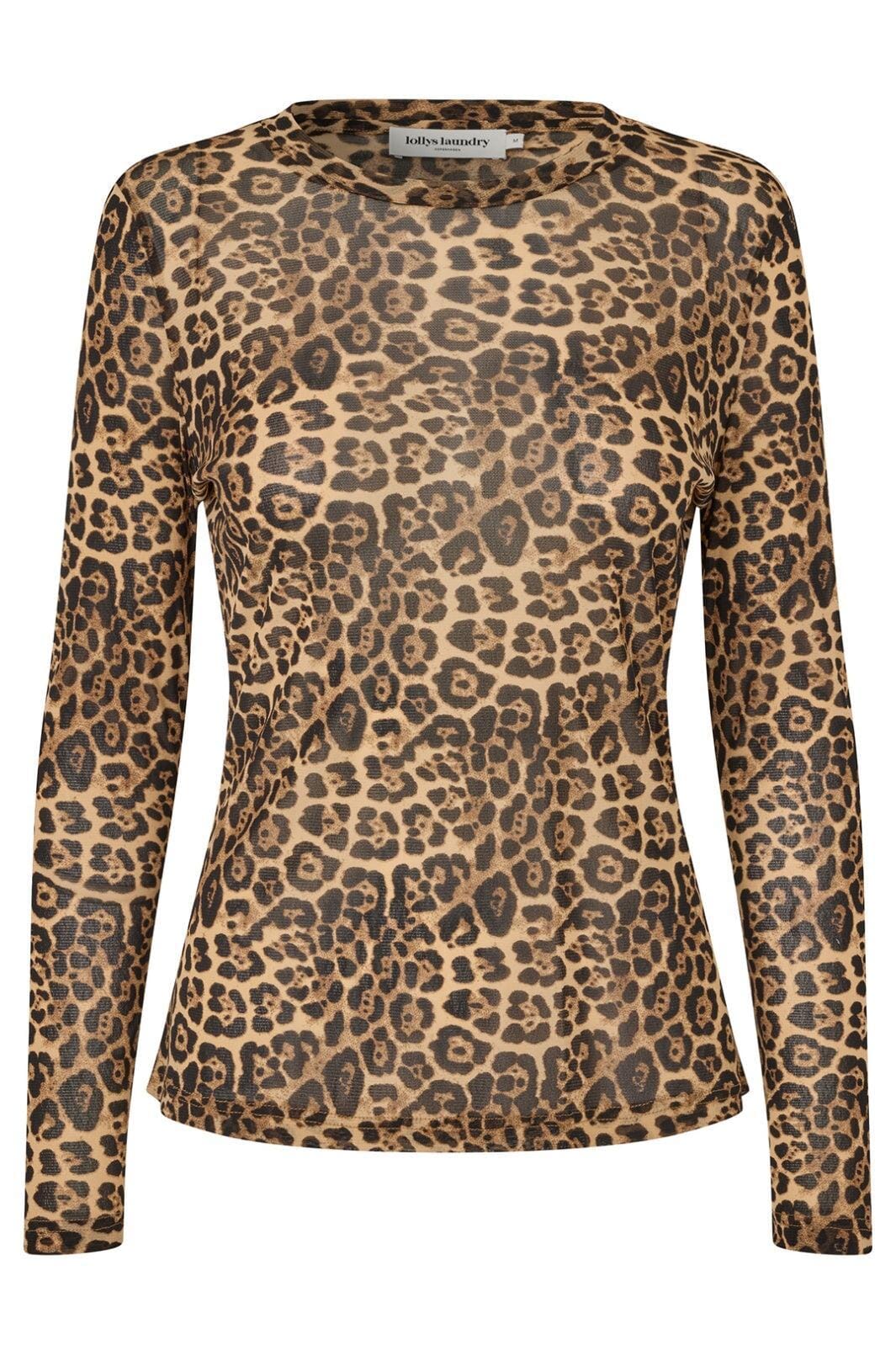 Lollys Laundry - Iriell Blouse Ls - 72 Leopard Print Online salg