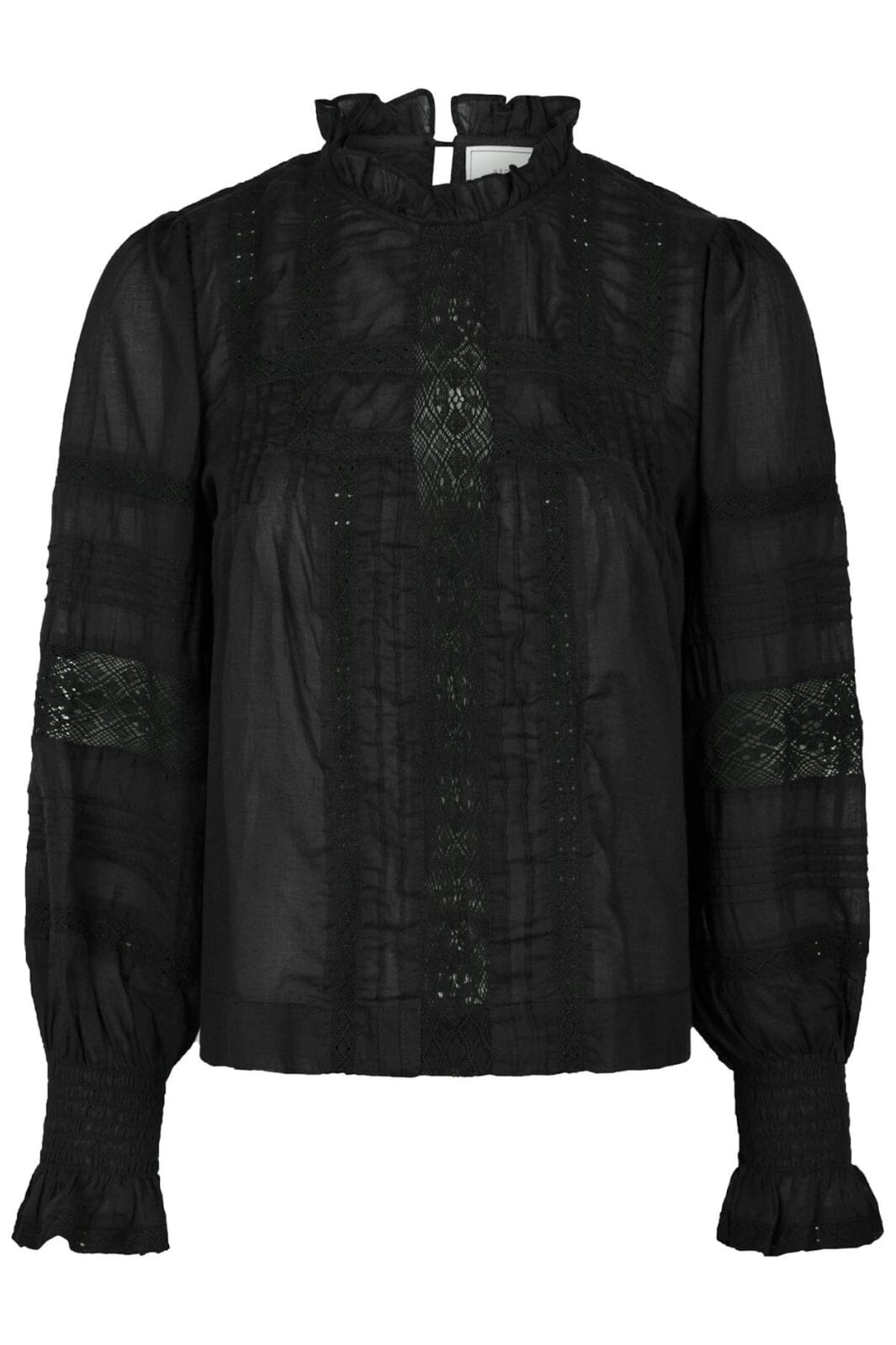 Neo Noir - Ebba S Voile Blouse 163142 - 100 - Black