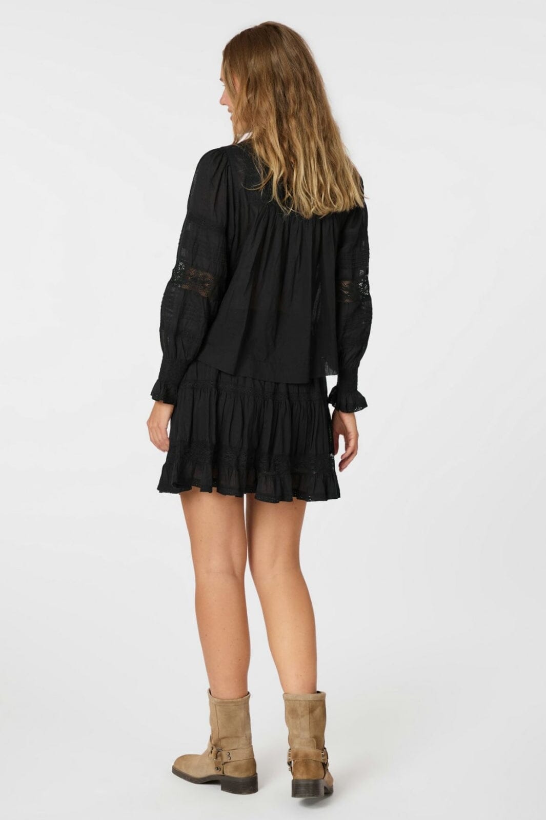 Neo Noir - Ebba S Voile Blouse 163142 - 100 - Black