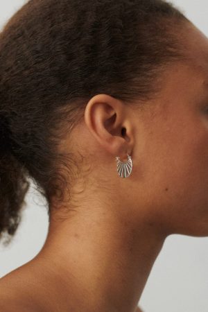 Pernille Corydon Jewellery - Small Misty Light Earrings - Silver