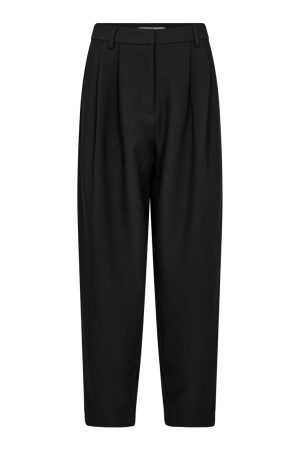 Co´Couture - Volacc Barrel Pleat Pant 31466 - 96 - Black Mode