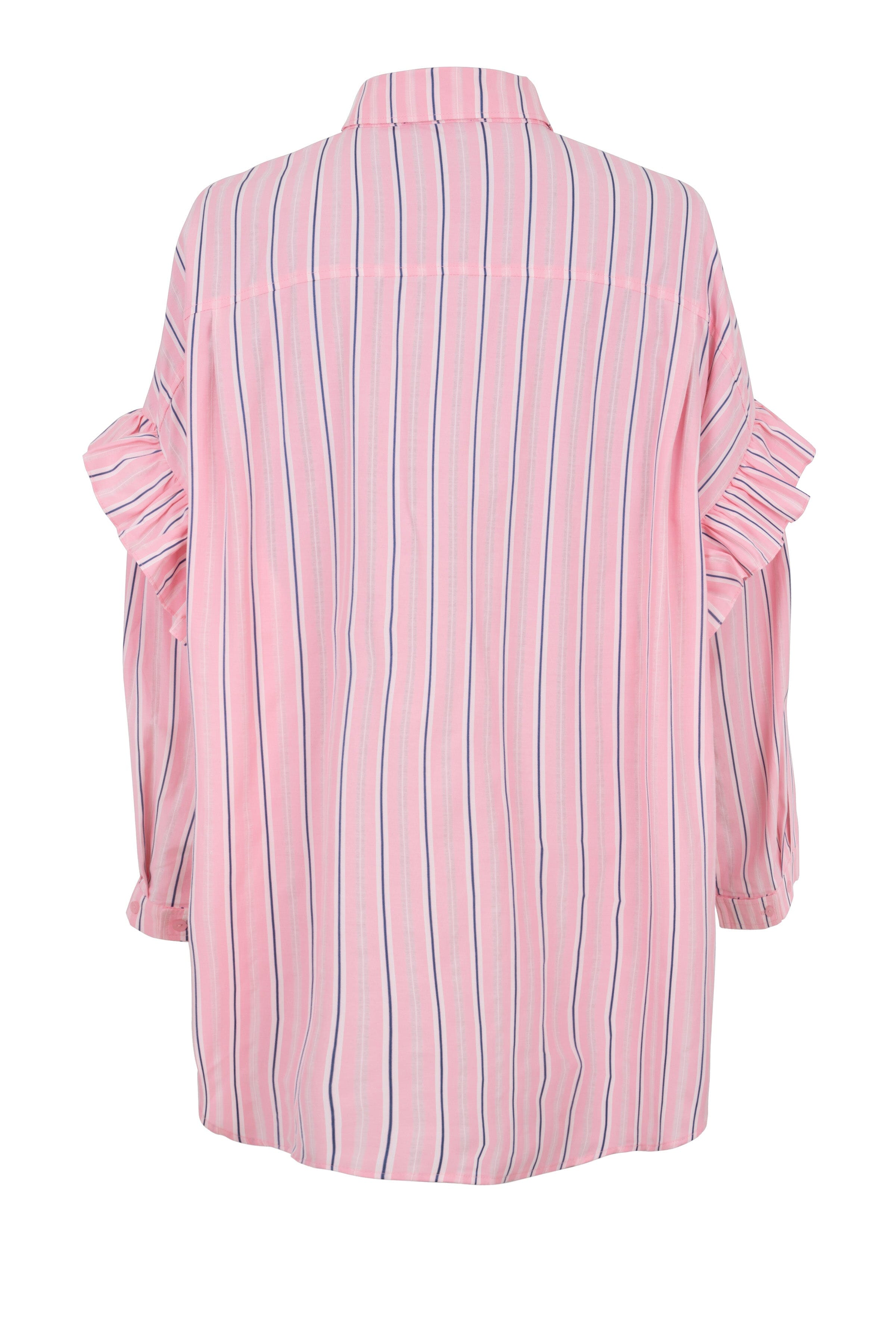 Cras - Flowercras Shirt - 8006 Pink Blue Stripe