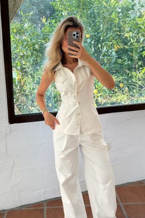 Forudbestilling - BYIC - Celinaic Pants A2351 - White