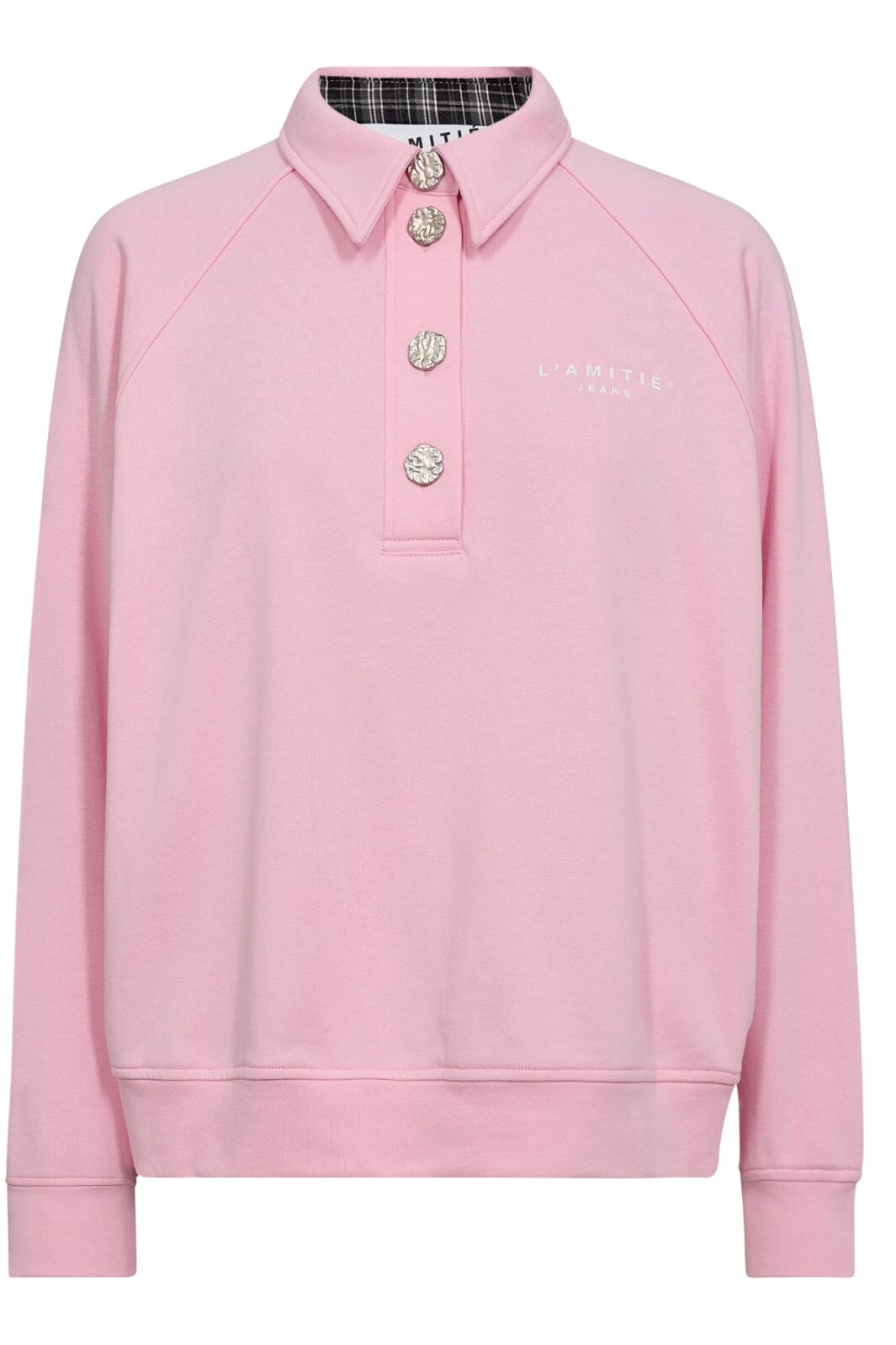 Forudbestilling - Haute L'Amitié - Polo Logo Sweat HL10034 - Candyfloss Levere
