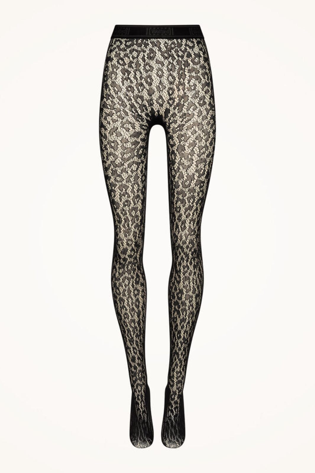 Wolford - Leo Lace Tights - 7005 Black