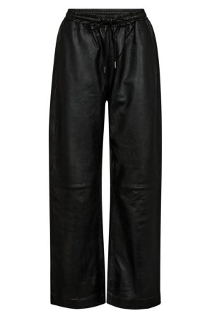 Co´couture - Phoebecc Pullon Leatherpant 31243 - 96 Black Online salg