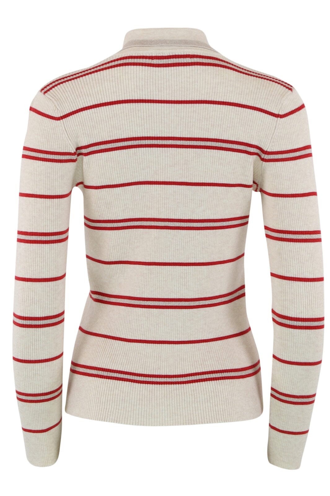 Continue - Eva Polo Knit Stripe 14723 - Red Stripe
