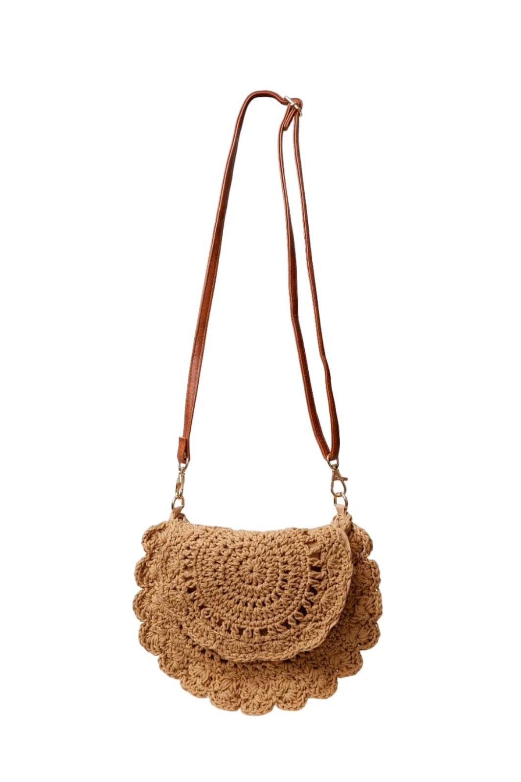 Forudbestilling - Black Colour - Bccrochet Mini Bag 9351 - Nature