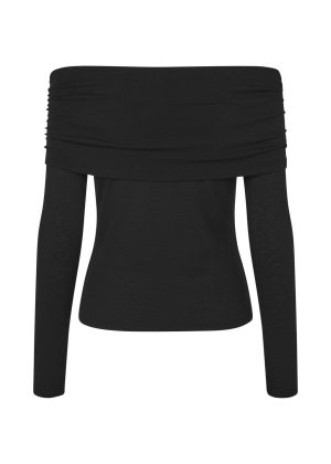 Modström - Lillianmd Off Shoulder Top 58082 - 7090 Black