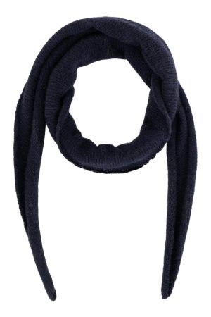 Neo Noir - Misty Knit Scarf - Navy