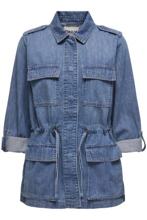 Only - Onlkenya L/S Utility Jkt Akm - 4664809 Medium Blue Denim