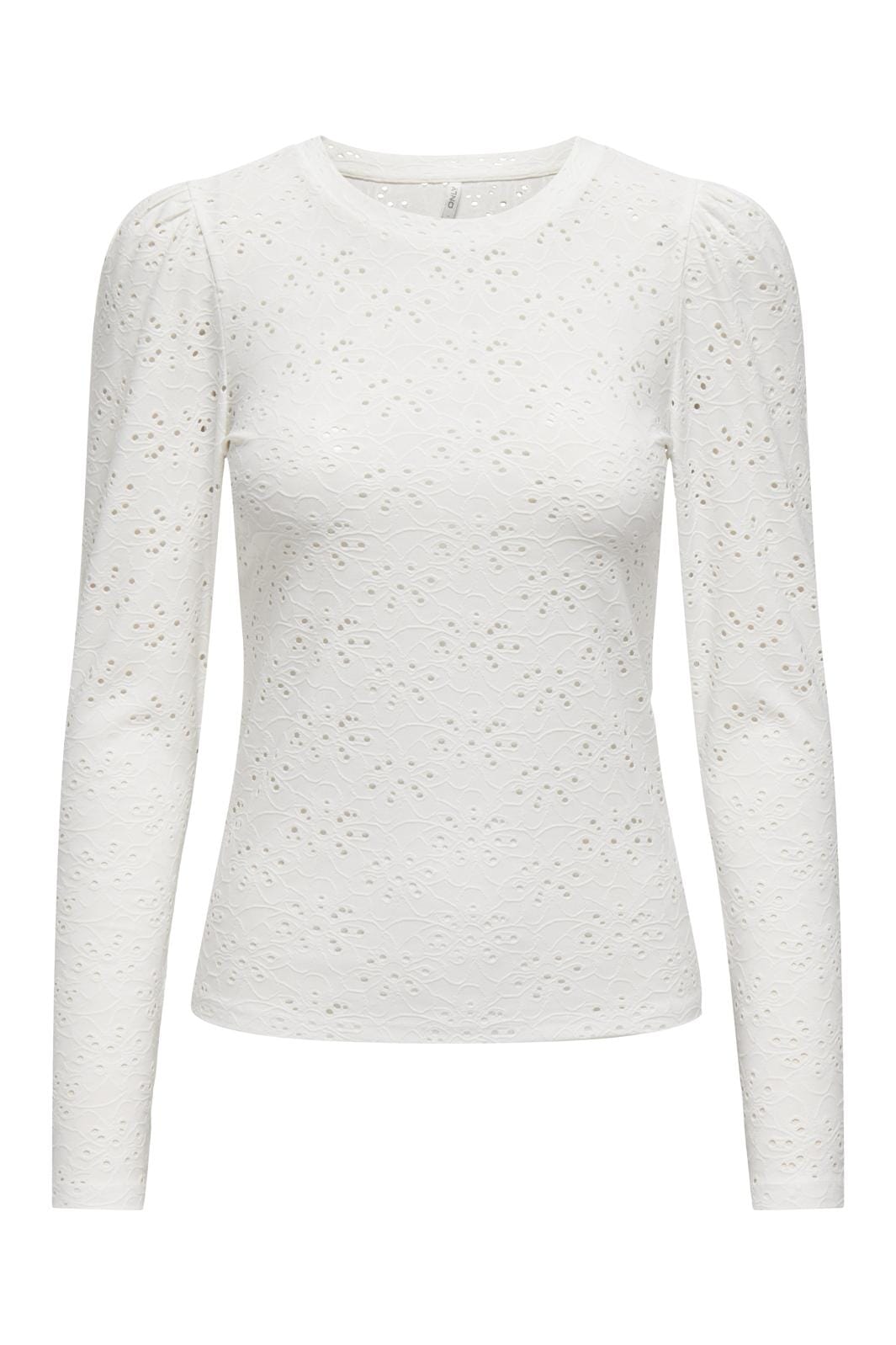 only-onlsmilla-l-s-o-neck-puff-top-4413272-cloud-dancer_2.jpg Only - Onlsmilla L/S O-Neck Puff Top - 4413272 Cloud Dancer