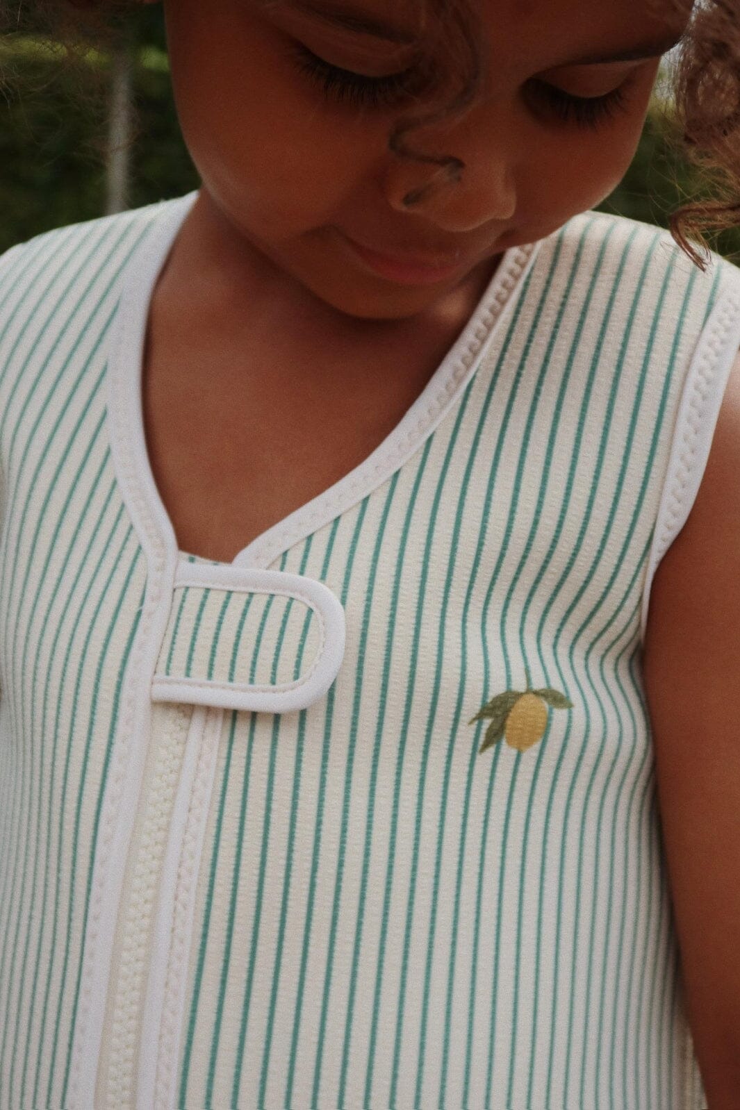 Konges Sløjd - Ellis Swim Vest Ks103229 - Tea Stripe Online