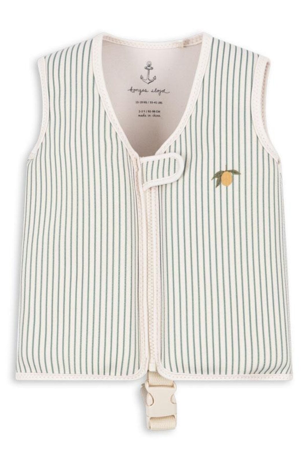 Konges Sløjd - Ellis Swim Vest Ks103229 - Tea Stripe Online