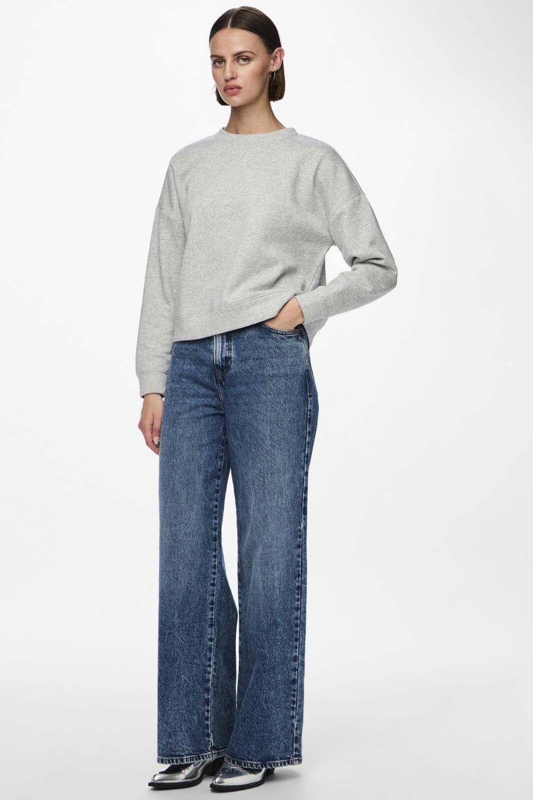 pieces-pcchilli-ls-sweat-3595554-light-grey-melange_2.jpg Pieces - Pcchilli Ls Sweat - 3595554 Light Grey Melange Online nu