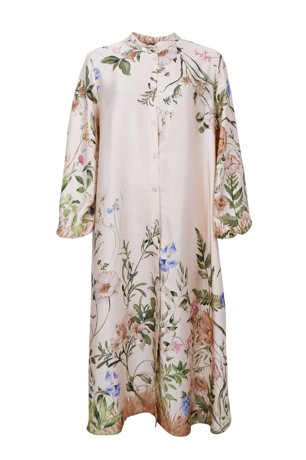 Forudbestilling - Black Colour - Bczennia Flower Dress 40901 - Champagne Levere