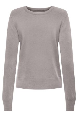 Only - Onljasmin O-Neck Pullover Knt - 4601610 Ash