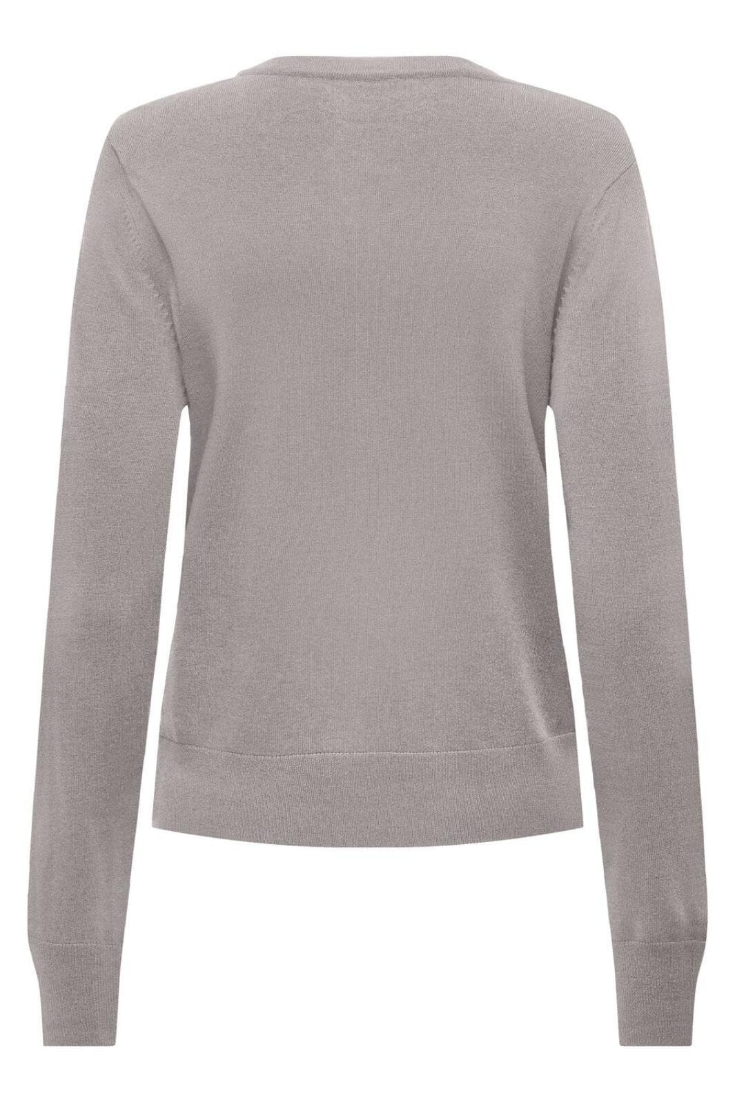 Only - Onljasmin O-Neck Pullover Knt - 4601610 Ash