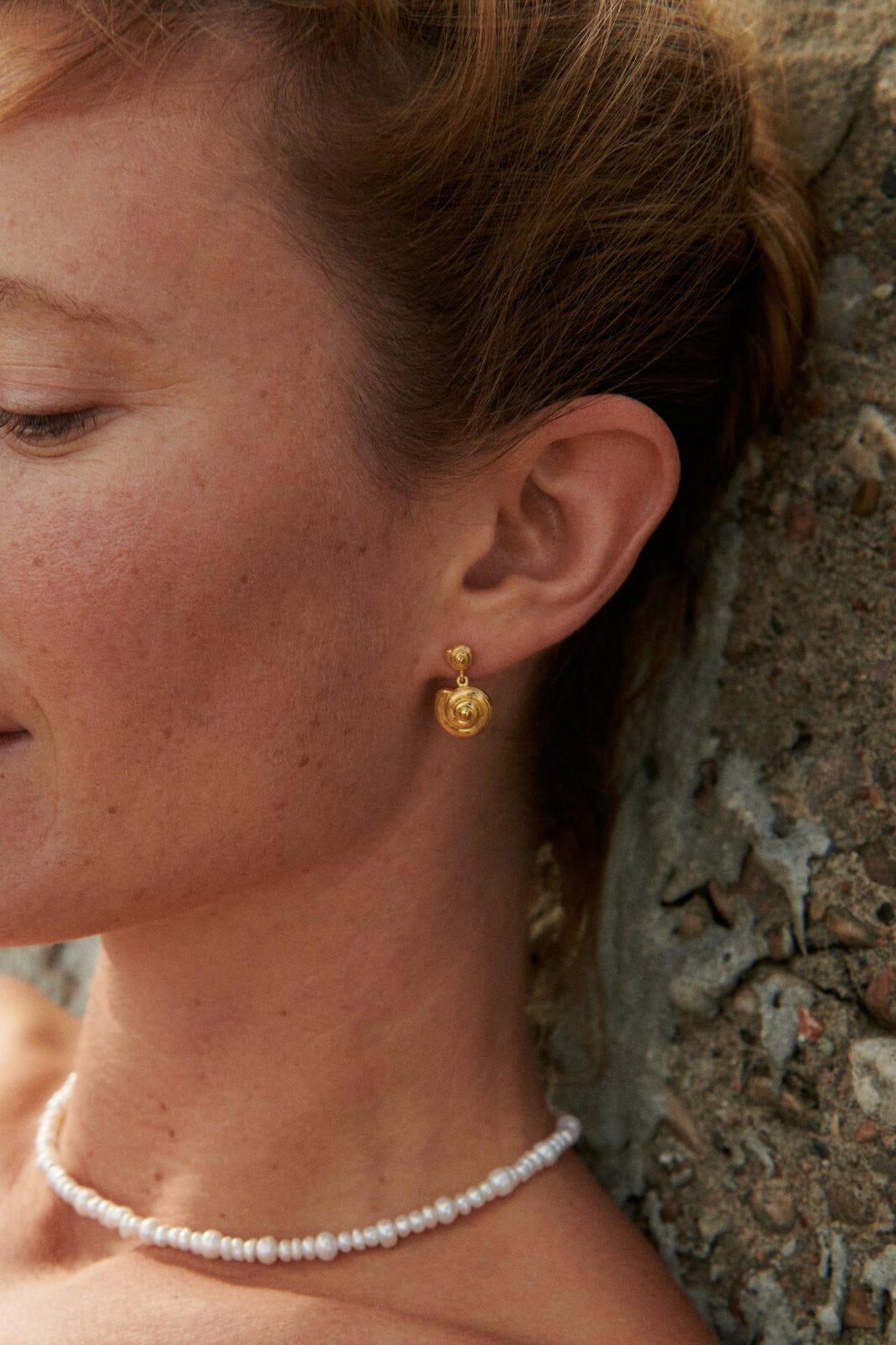 Pernille Corydon Jewellery - Reef Earrings - Golden