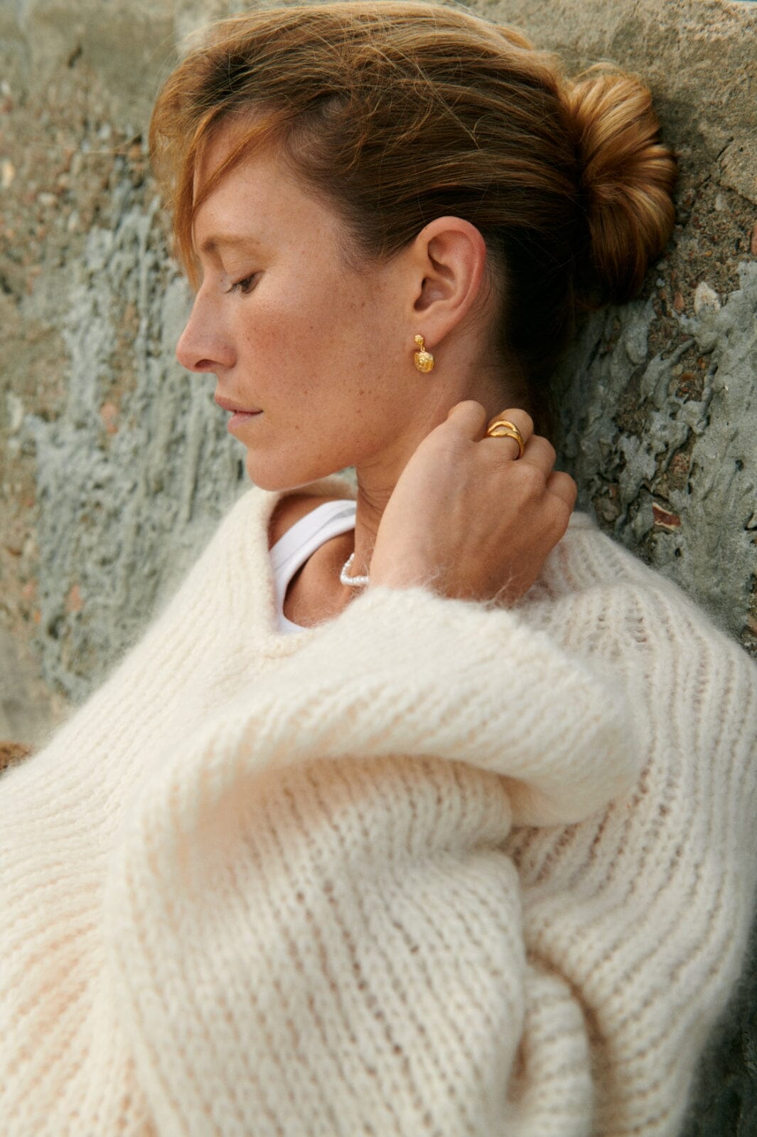 Pernille Corydon Jewellery - Reef Earrings - Golden