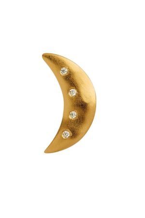 Stine A - Bella Moon Earring With Four Stones - Single - 1357-02